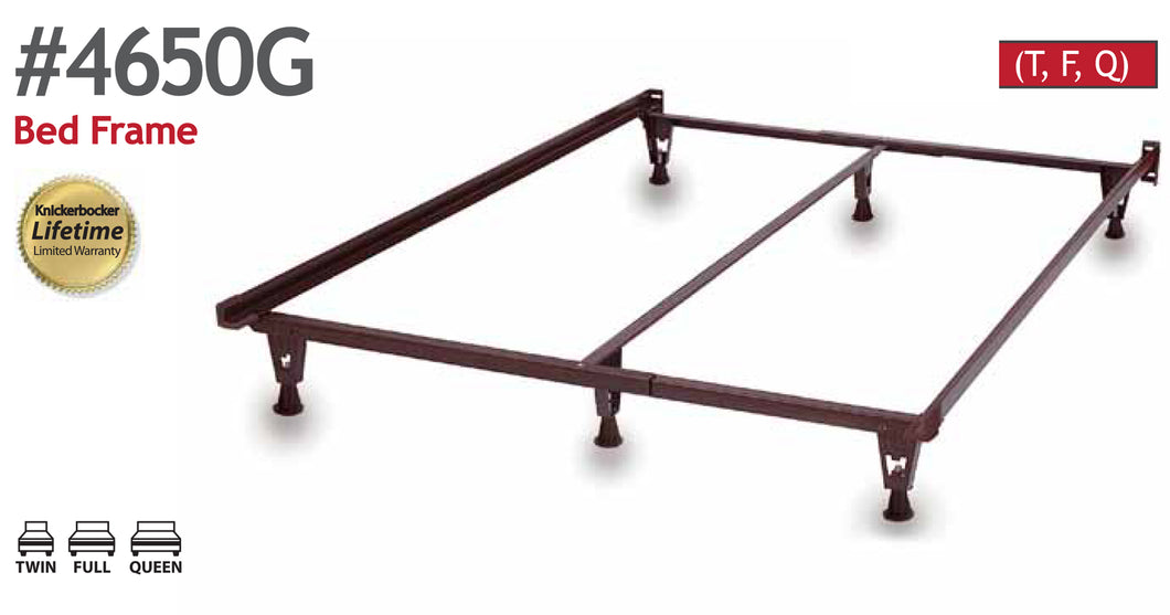 Knickerbocker 4650G Queen Size Bed Frame with Glides